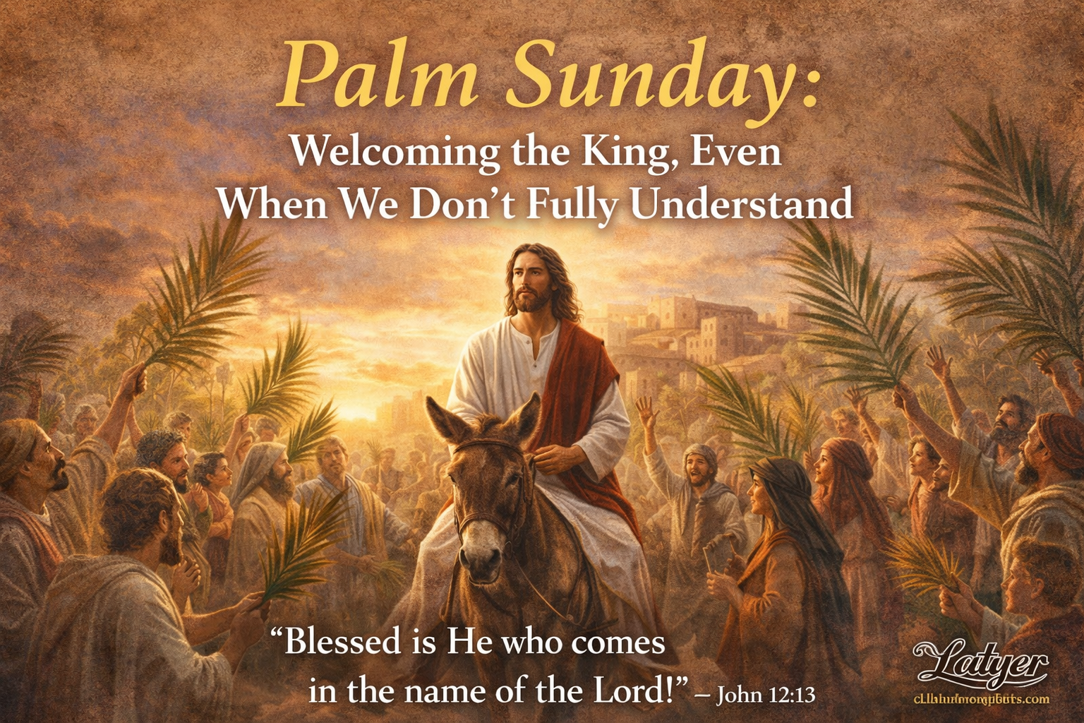 Palm Sunday: Welcoming the King, Even When We Don’t Fully Understand