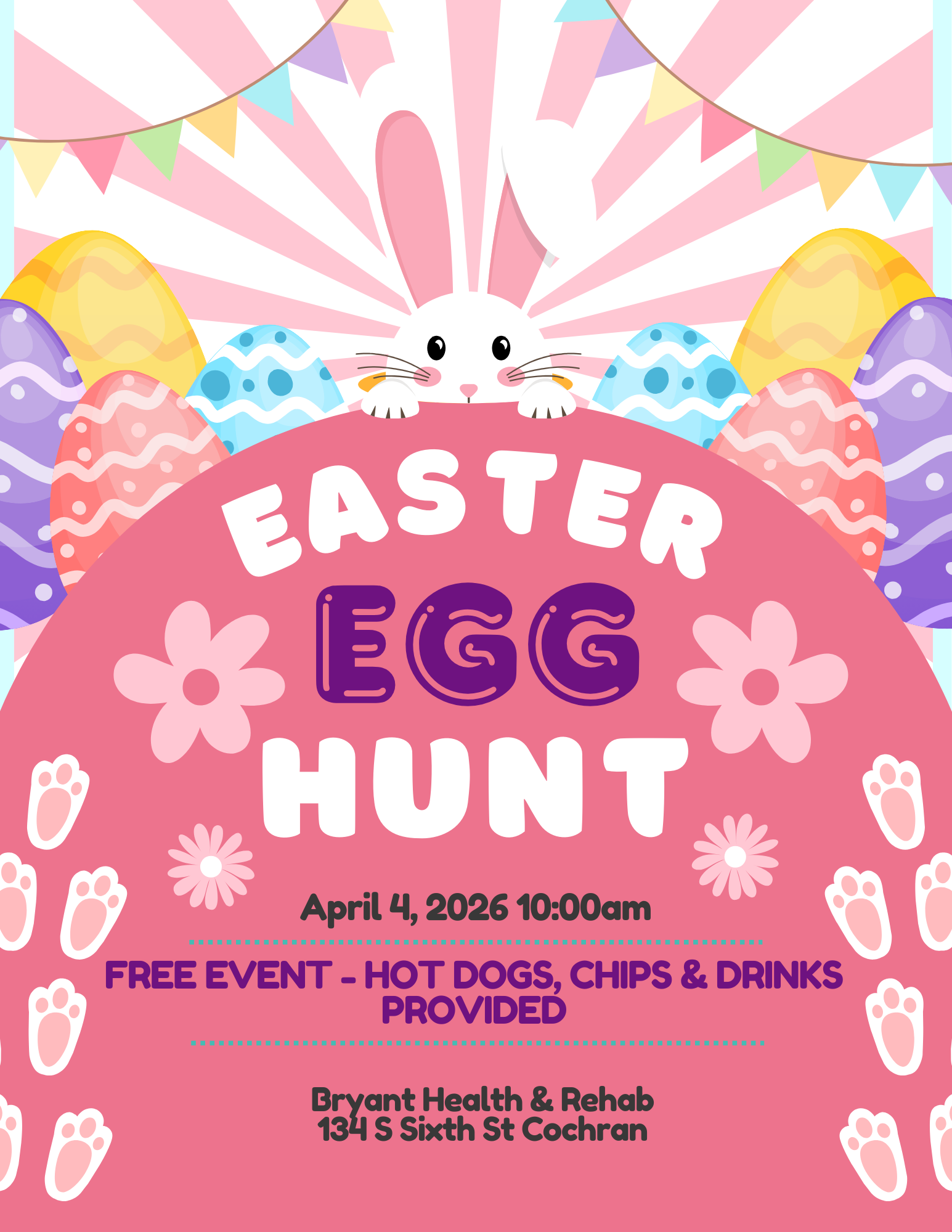 Bryant Health & Rehab to Host Community Easter Egg Hunt