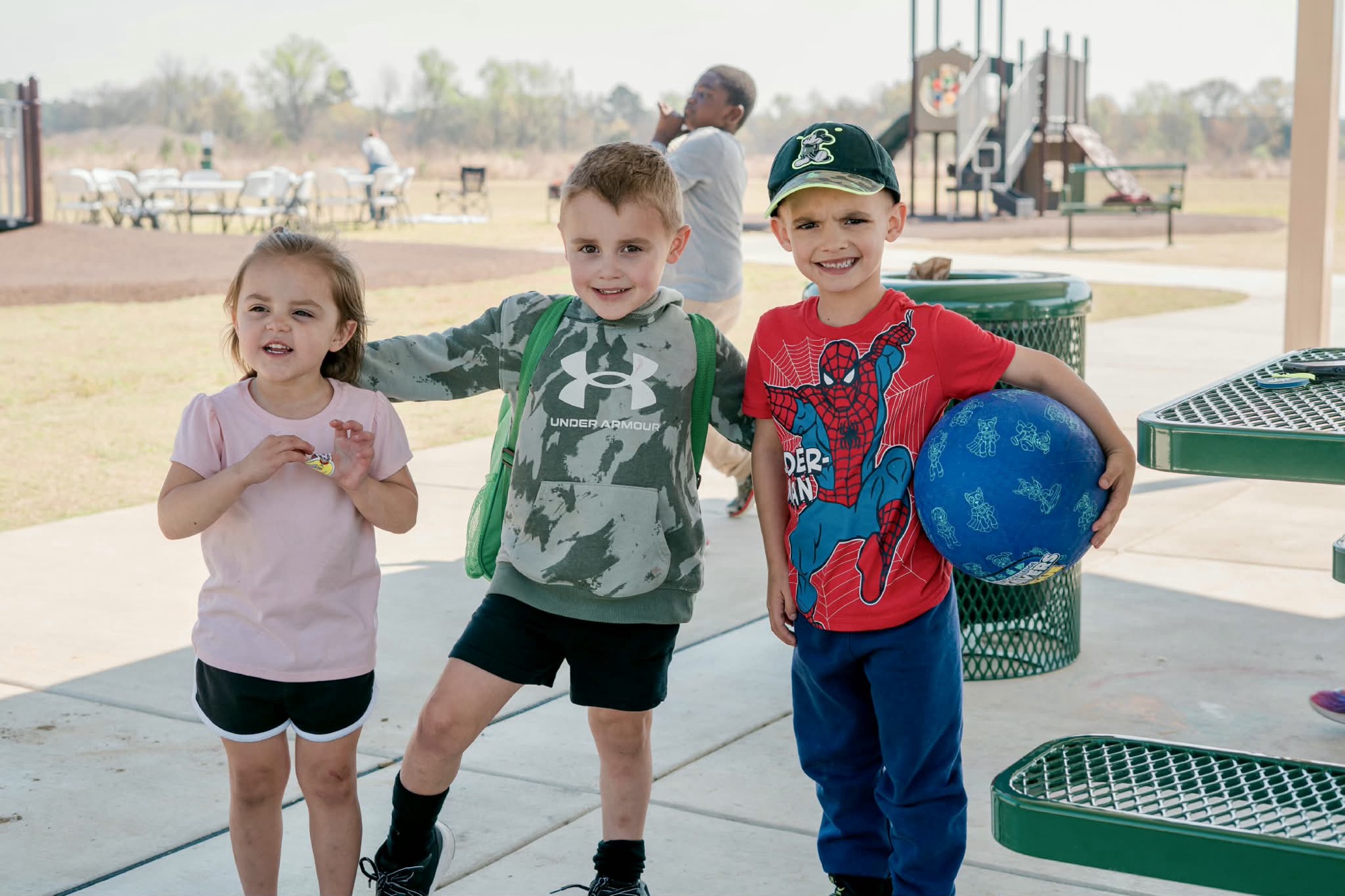 First Baptist hosted a party in the park