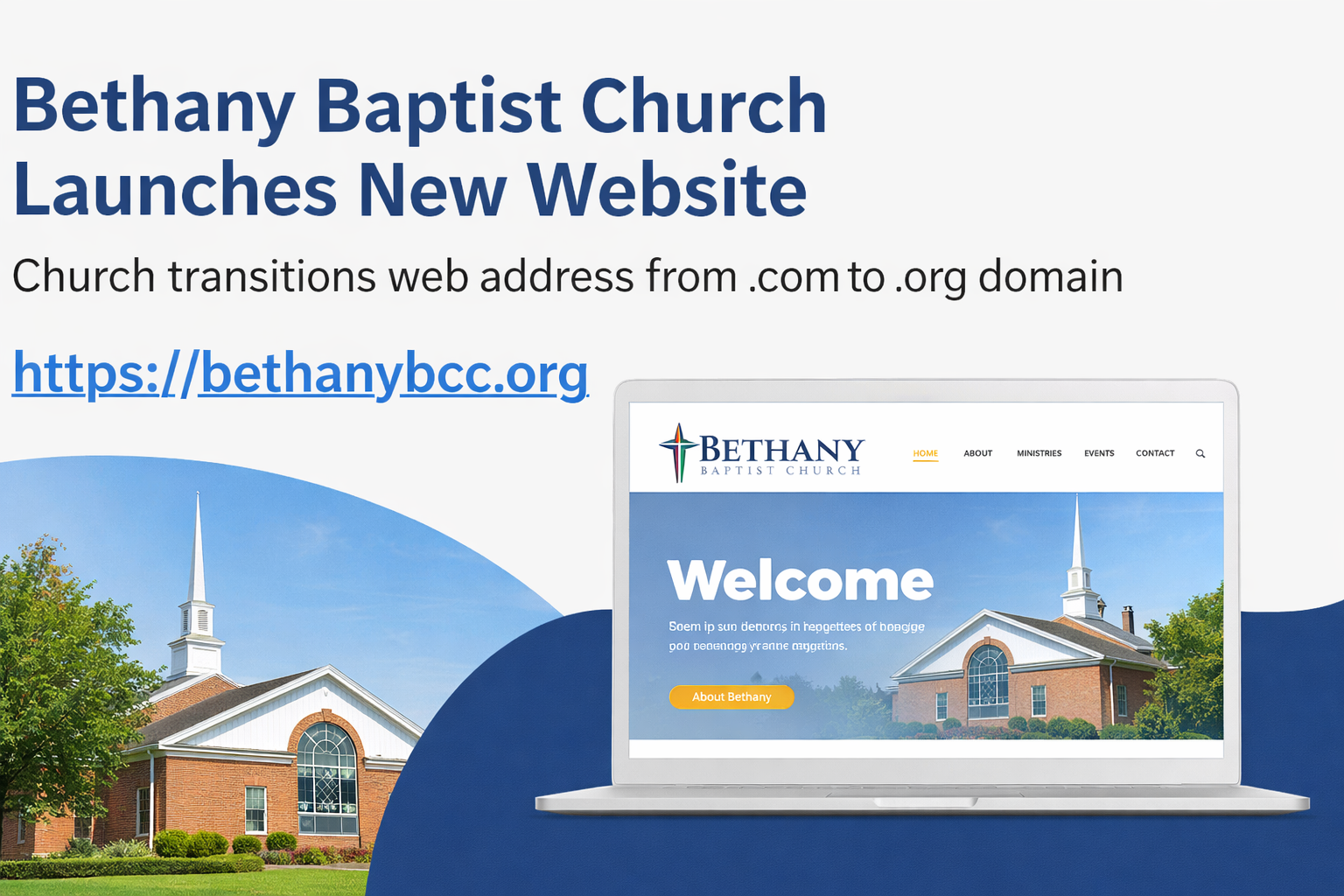 Bethany Baptist Church Launches New Website