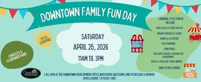 Downtown Family Fun Day set for April 25