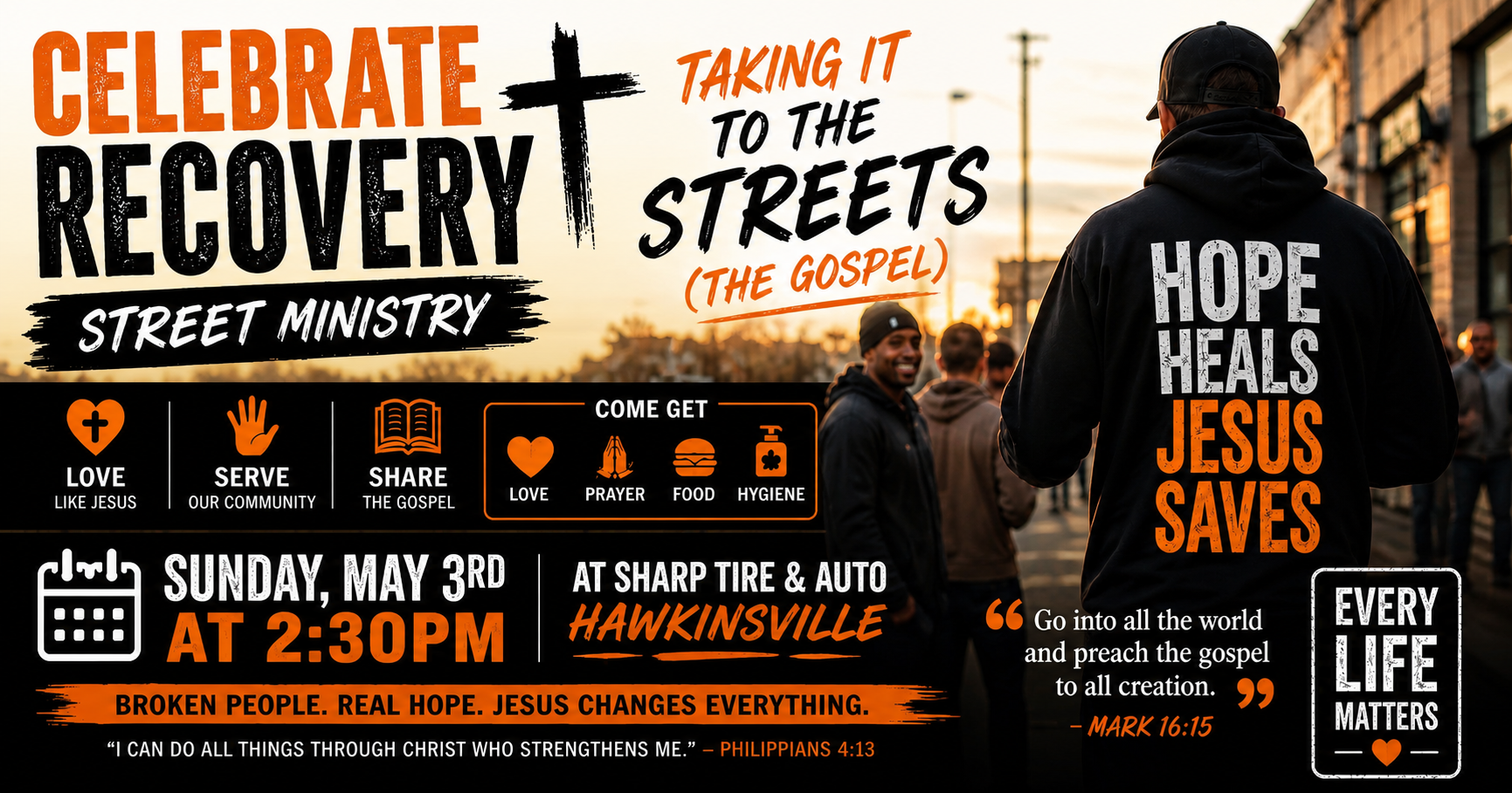 Celebrate Recovery Street Ministry to Host Outreach in Hawkinsville