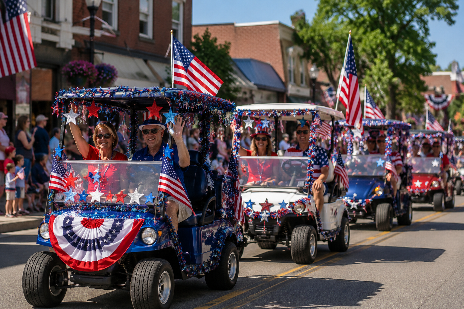Golf Cart Parade to Roll Through Downtown Cochran on July 4