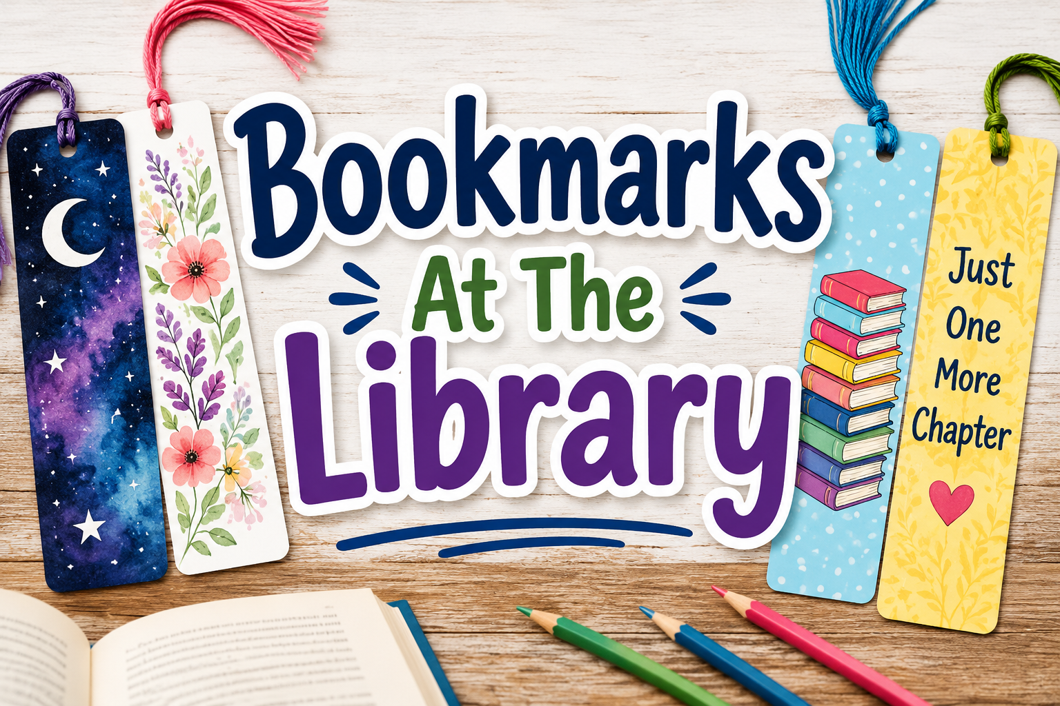 DIY Bookmark Program Planned at Cochran-Bleckley Library