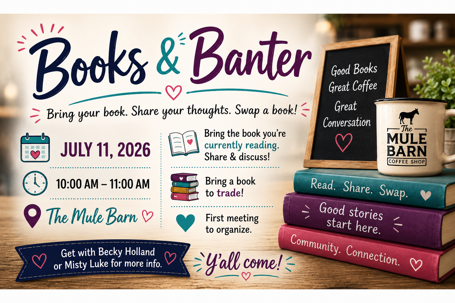 Community book club first meeting set July 11