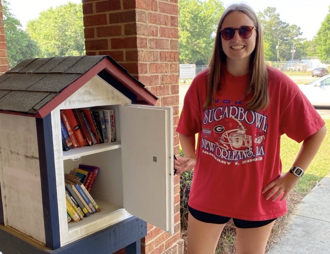 A love of books led BCHS graduate to plant Little Free Libraries across Cochran