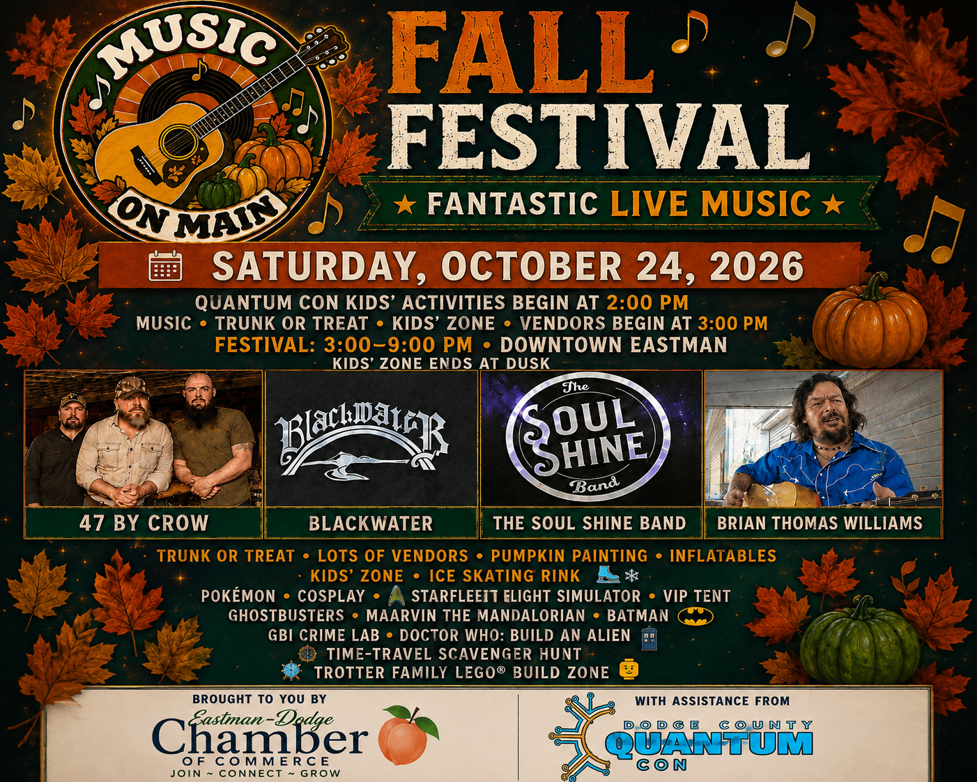Fall Festival, Quantum Con set for Oct. 24 in downtown Eastman