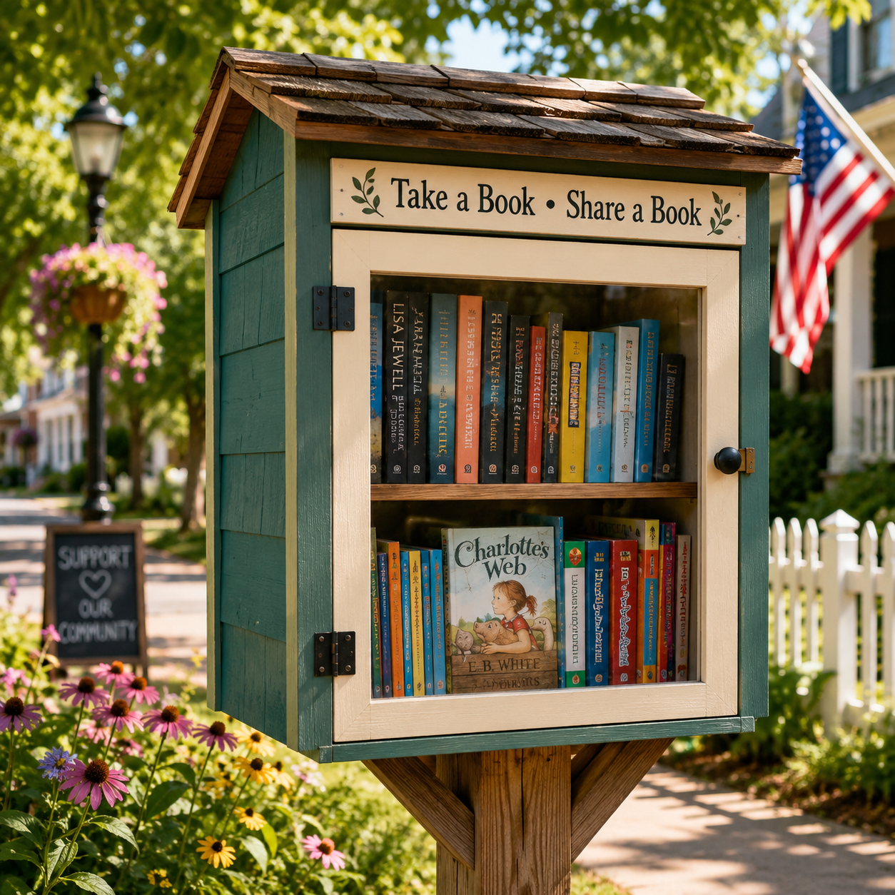 Books available at Free Little Libraries