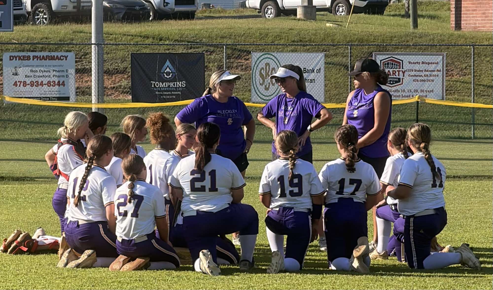 Bleckley Middle School Softball Picks Up Big Win