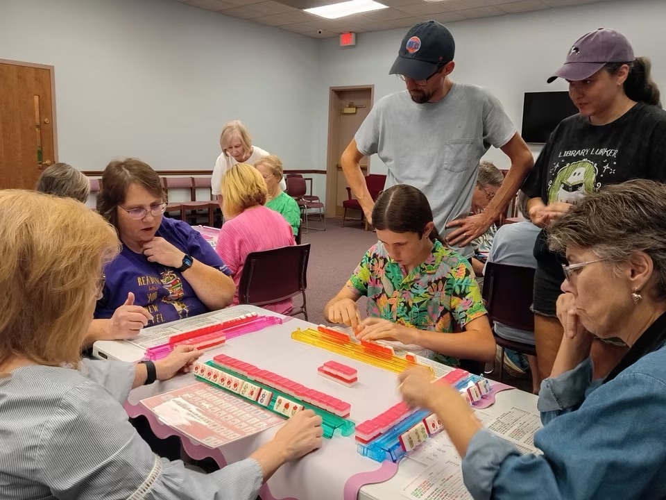 Mahjong Draws a Crowd at Bleckley County Library