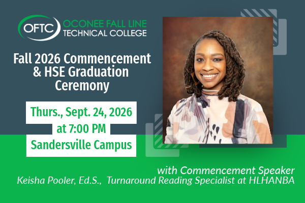 OFTC Announces Fall 2026 Commencement Speaker