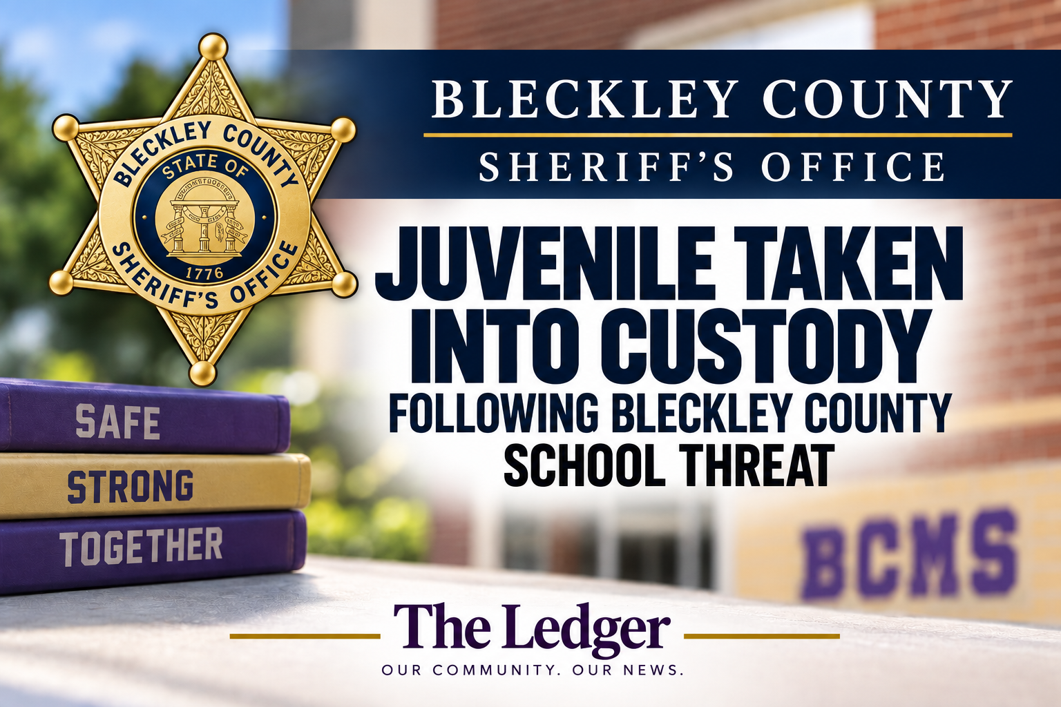 Juvenile Taken Into Custody Following Bleckley County School Threat