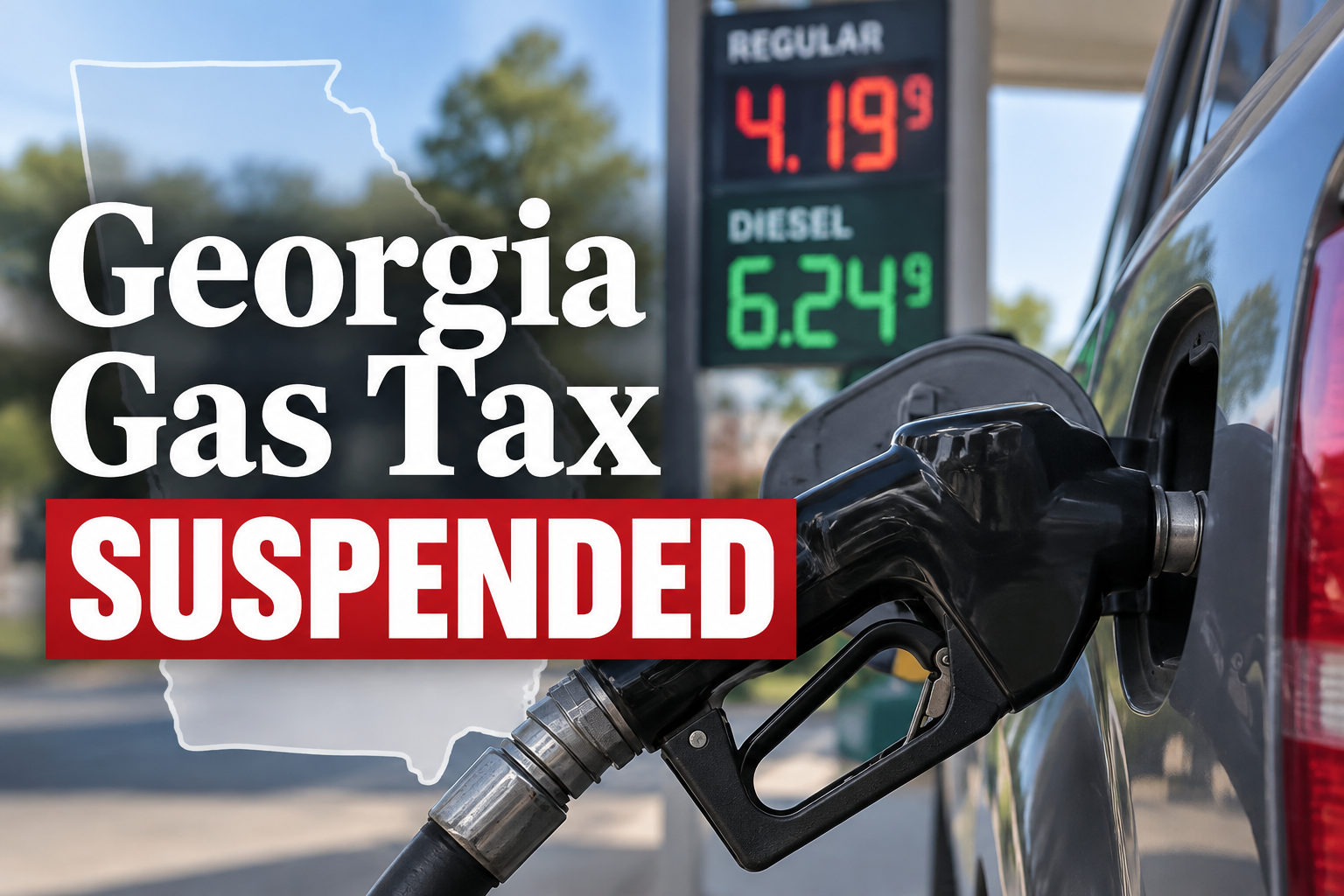 Kemp Suspends Georgia Gas Tax for 30 Days