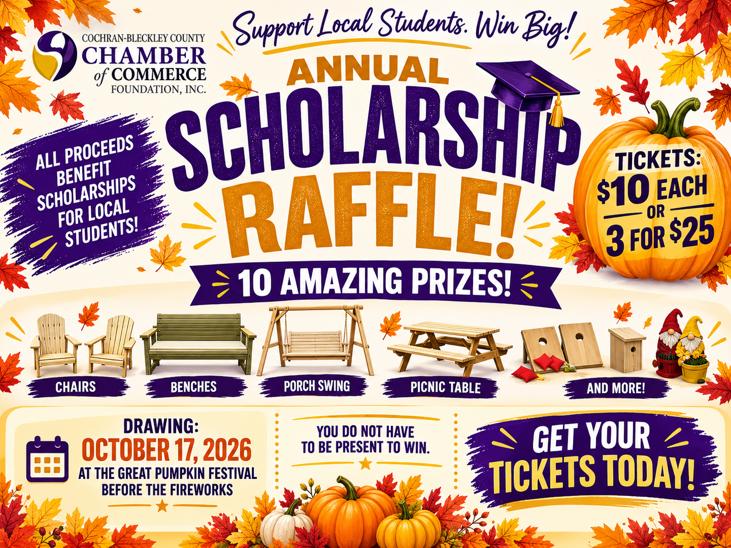 Investing in Bleckley County’s Future: Chamber Foundation Supports Students, Small Businesses and Community Growth