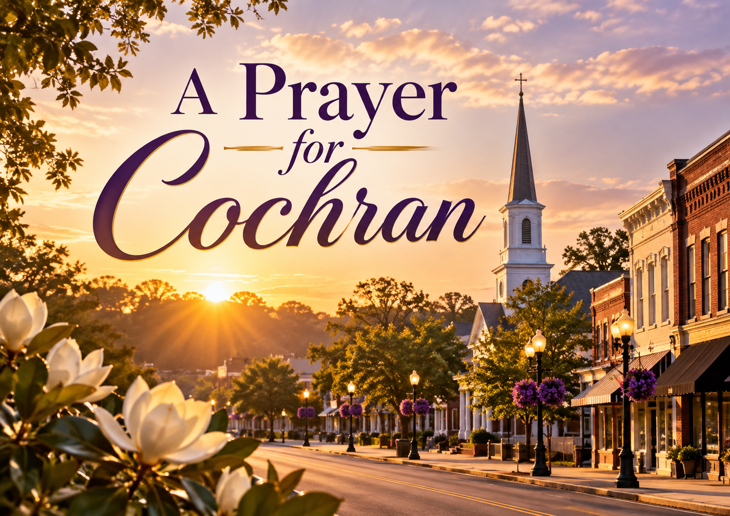 Becky Holland: A prayer for Cochran