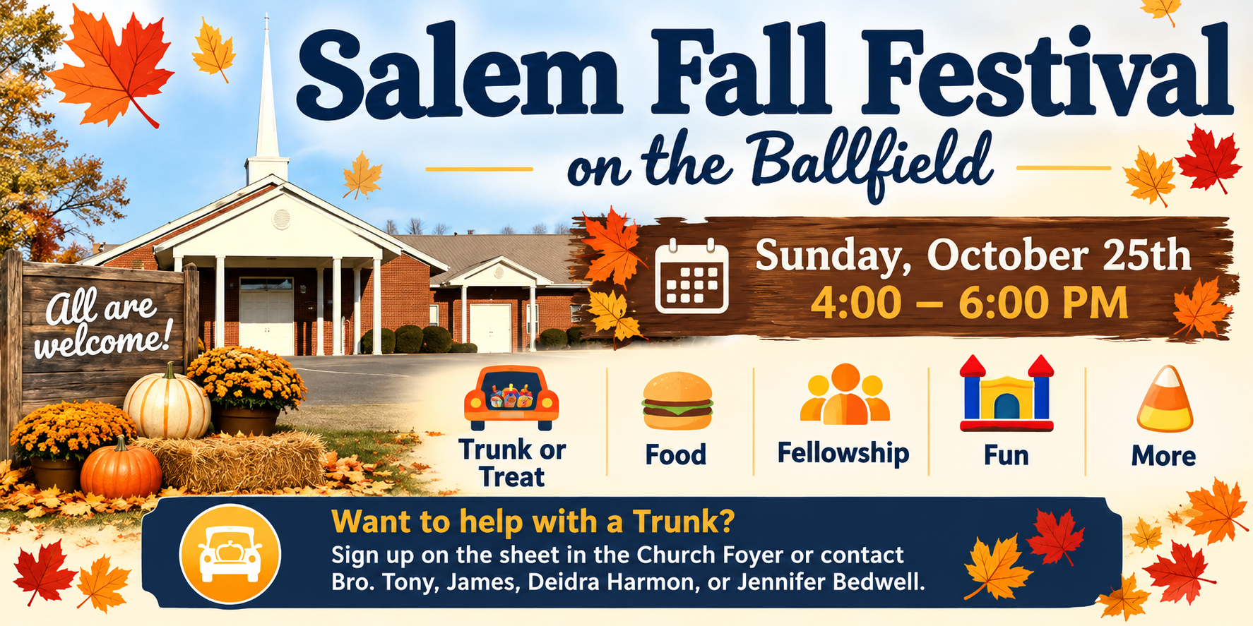 Salem Fall Festival on the Ballfield Set for October 25