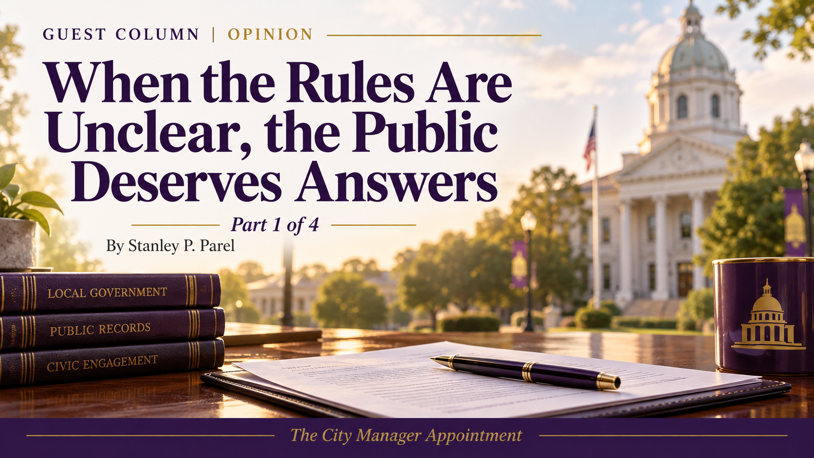 Local Voices: When the Rules Are Unclear, the Public Deserves Answers