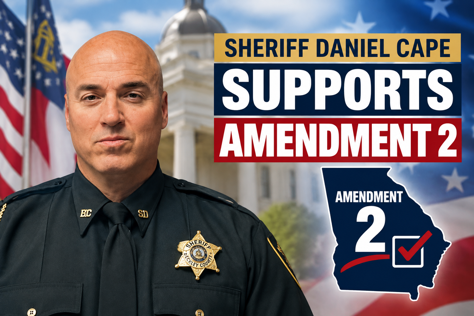 Sheriff Daniel Cape Supports Amendment 2
