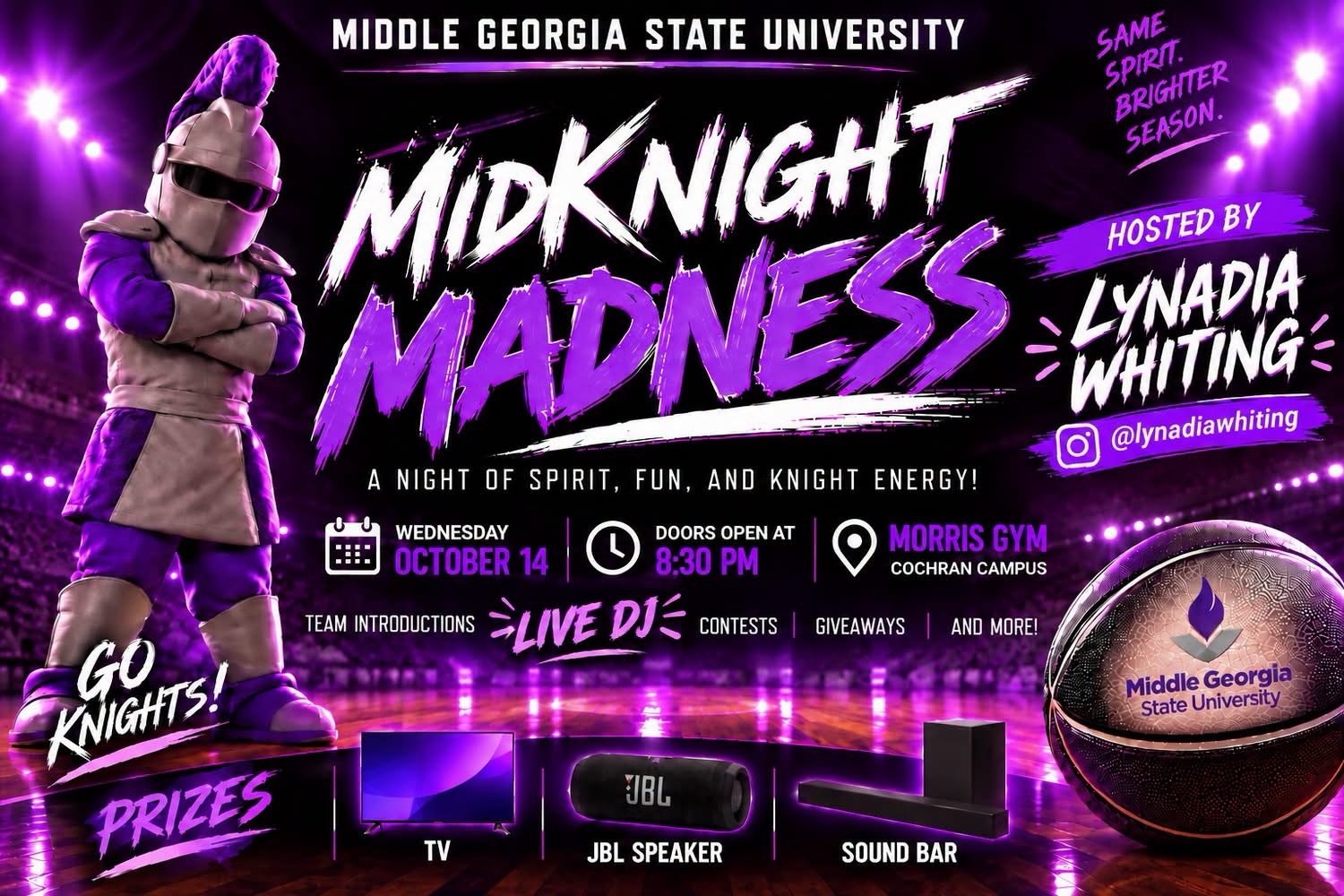 Middle Georgia State University to Host ‘MidKnight Madness’ Wednesday at Cochran Campus