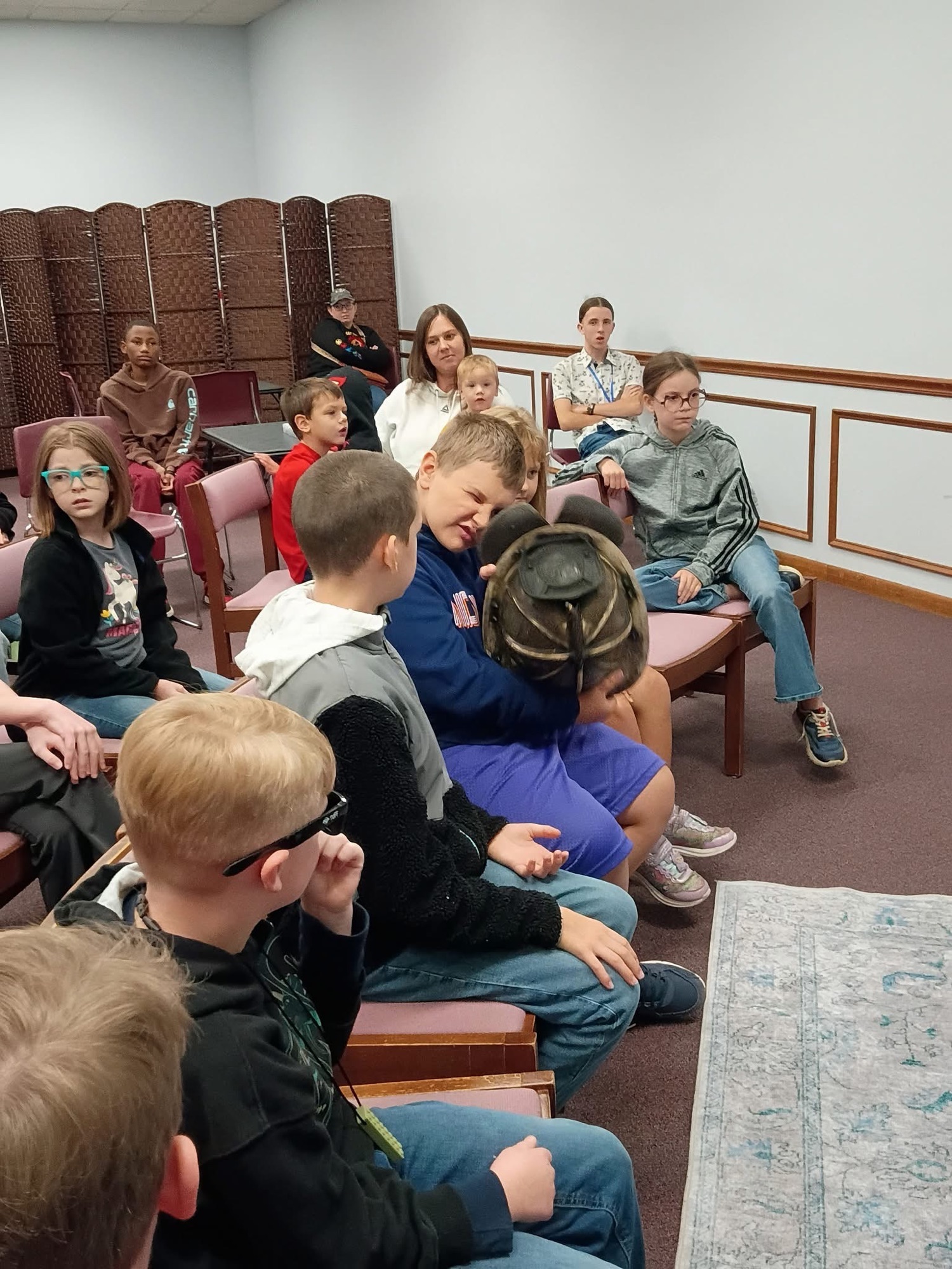 Cochran Firefighters Bring Fire Safety Lessons to Library’s Homeschool Hangout
