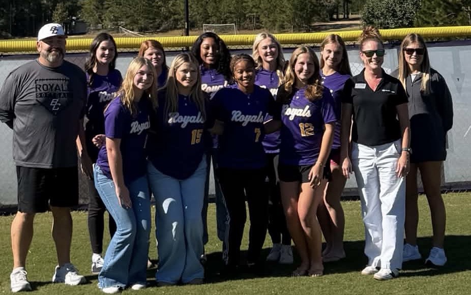 American Flag Flies Proudly Over Softball Field Thanks to WoodmenLife Donation